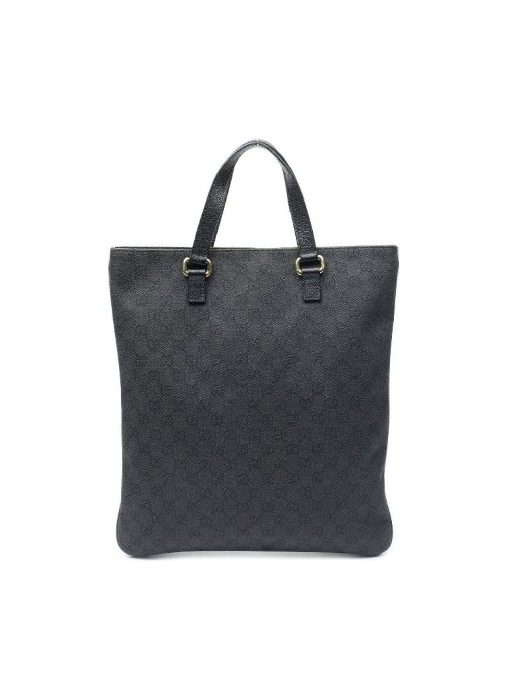Gucci Vertical Tote Black GG Denim Canvas
